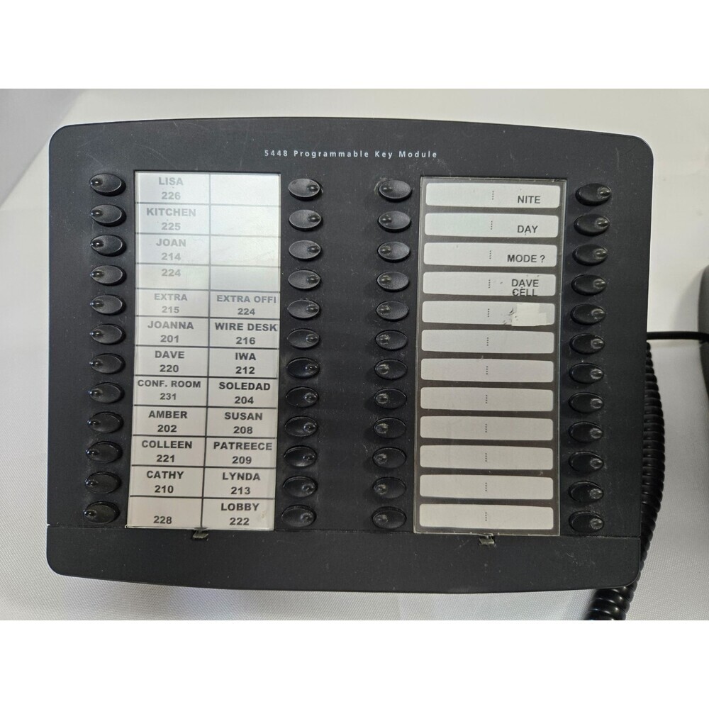 Mitel 5330e IP Phone & 5448 Programable Key Module - Picture 3 of 6